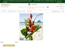 Tablet Screenshot of fleurslointaines.com
